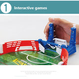 Mini Football Board Game Kit - Tabletop Soccer for Kids