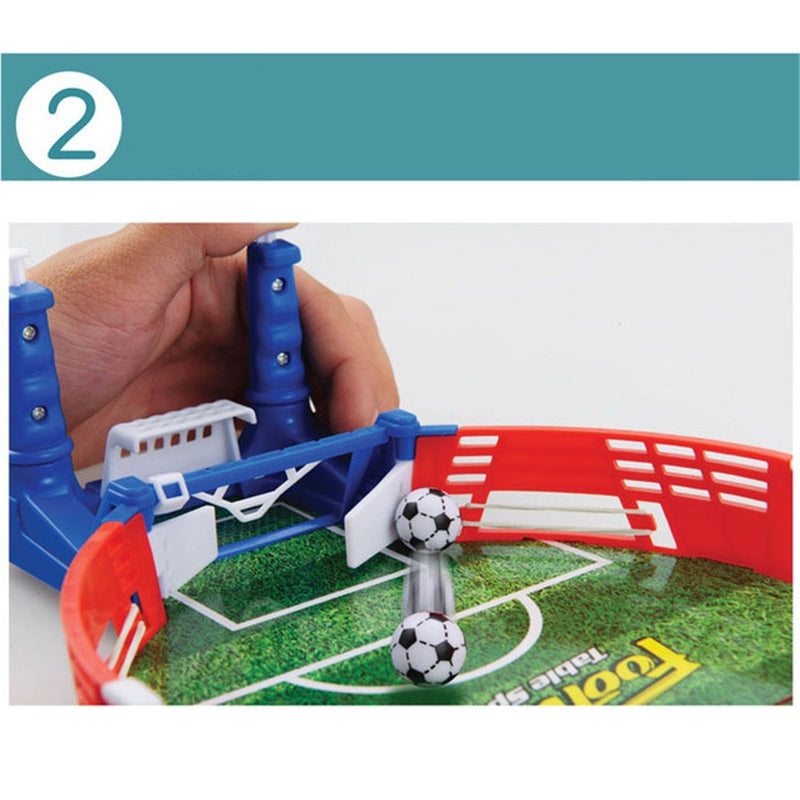 Mini Football Board Game Kit - Tabletop Soccer for Kids